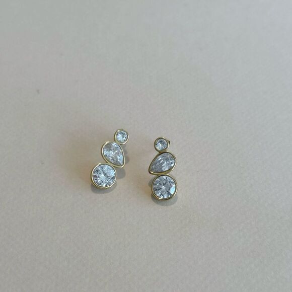 Diamond earrings N1168 - Picture 2 of 4